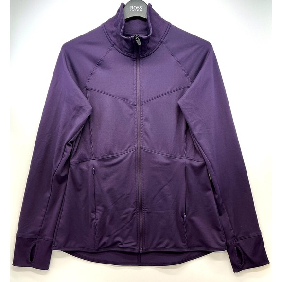 Champion Jackets & Blazers - Champion C9 Athletic Zip Jacket Purple Sz M Athleisure Running Thumbholes